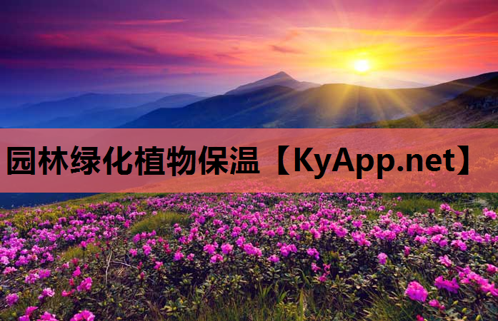 园林绿化植物保温