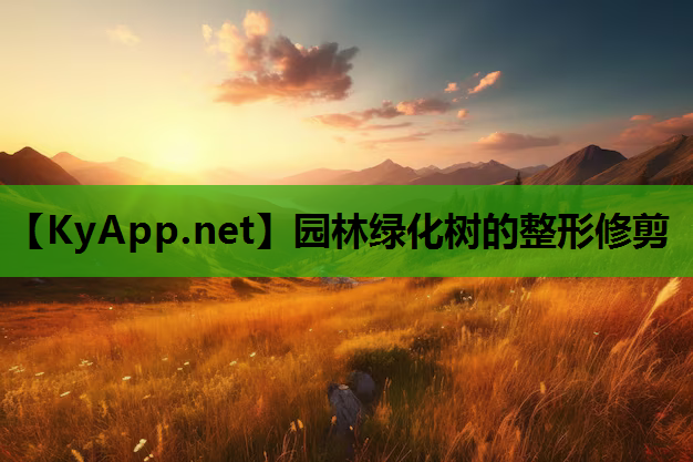 园林绿化树的整形修剪