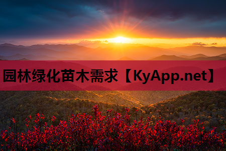 园林绿化苗木需求
