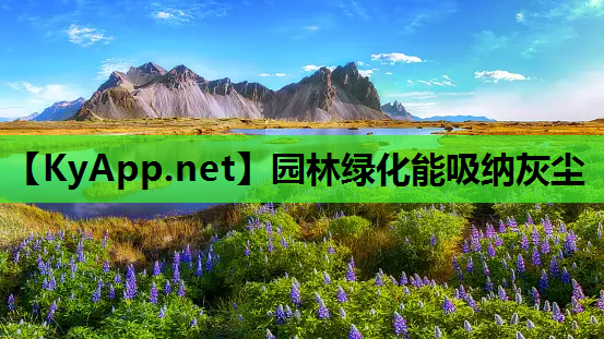 园林绿化能吸纳灰尘
