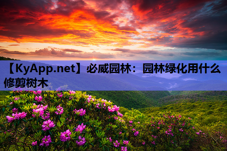 必威园林：园林绿化用什么修剪树木