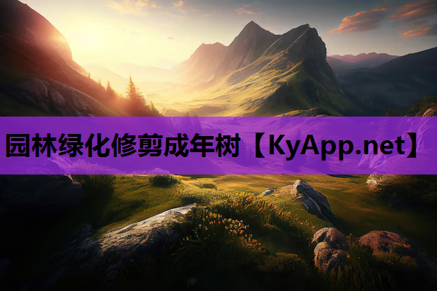 园林绿化修剪成年树