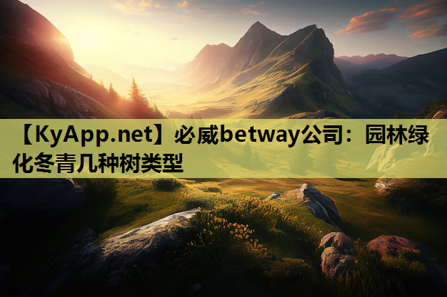 园林绿化冬青几种树类型