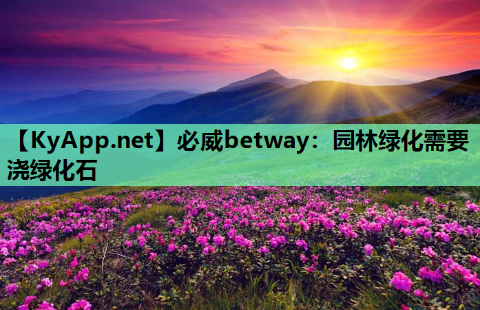 园林绿化需要浇绿化石
