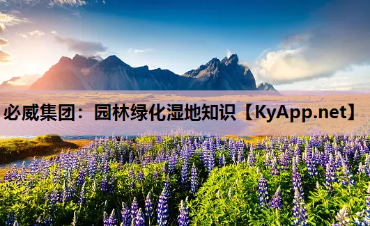 园林绿化湿地知识