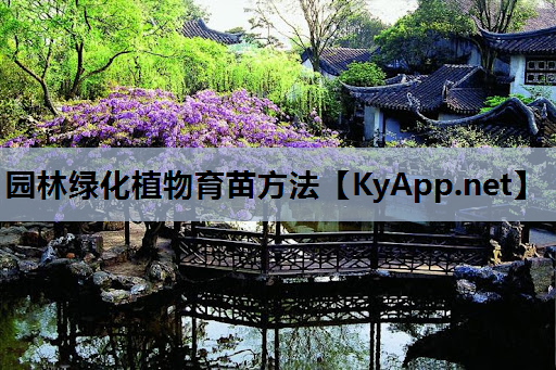 园林绿化植物育苗方法