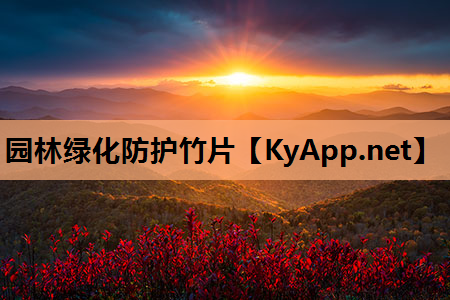 园林绿化防护竹片